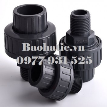 Rắc co ren ngoài PVC D27, D34, D48, D60